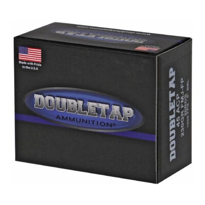 Doubletap Ammunition DoubleTap Ammunition FMJ-Flat Point 45 ACP 230Gr Full Metal Jacket Handgun Ammo - 20 Rounds