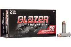 Blazer Ammunition Blazer 357MAG 158 Grain Jacketed Hollow Point, 50 Round Box