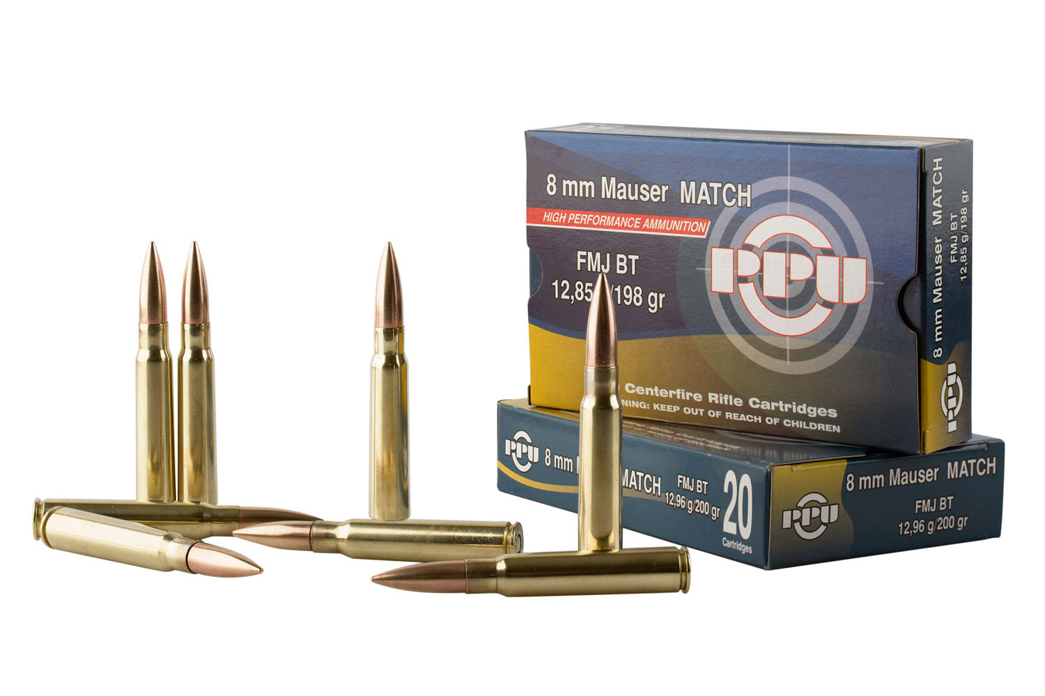 Prvi-Partizan 8mm Mauser 198gr FMJ – 20rd