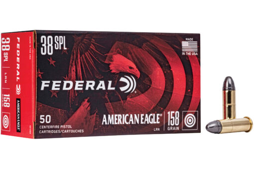 Federal American Eagle 38 Special 158 Grain Lead Round Nose - Federal