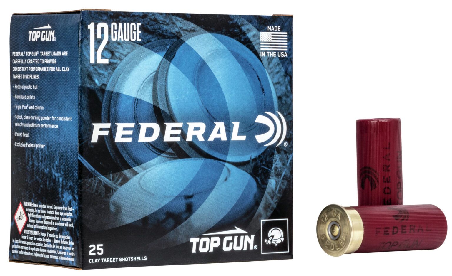 TGL12 8 - Federal Field and Target 12 Gauge 2.75 8 Shot 1 1/8 ounce ...