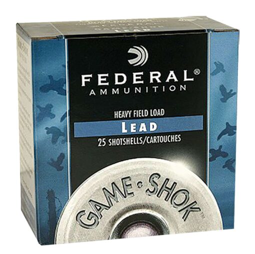 Federal H1234 Game-Shok Upland Heavy Field 12 Gauge 2.75" 1 1/8 oz 4 Shot Shotgun Ammo - 25 Rounds - AR15 Discounts