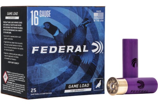 Federal H16375 Game-Shok Upland Hi-Brass 16 Gauge 2.75 1 1/8 oz 7.5 Shot Shotgun Ammo - 25 Rounds - AR15 Discounts