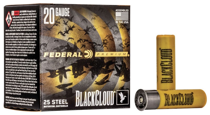 Federal PWBX2094 Black Cloud 20ga 3 #4 steel shot Shotgun Ammo - 25 Rounds