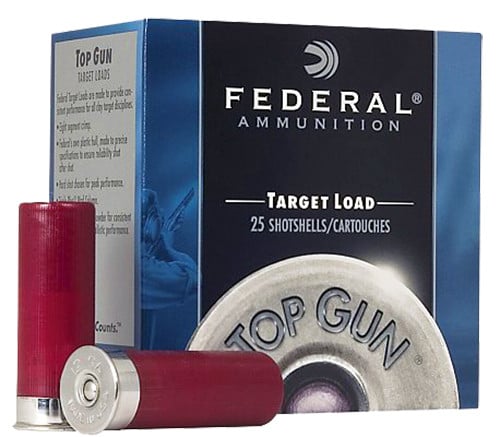 Federal Ammunition TG12175 Top Gun 12 Gauge 2.75" 1 oz 1180 fps 7.5 Shot Shotgun Ammo - 25 Rounds