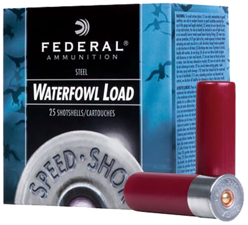 Federal 20ga 2.75" 3/4oz #6 Speed-Shok High Velocity Steel Shotshells Shotgun Ammo - 25 Rounds