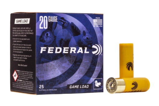 Federal Game-Shok Upland 20GA 2.75" 7/8 oz 8 Shot Shotgun Ammo - 25 Rounds - AR15 Discounts