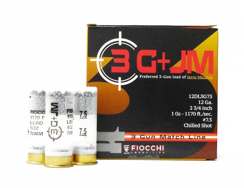 Fiocchi 12DL3G75 3G+JM 12ga 2 3/4 #7.5 chilled shot Shotgun Ammo – 25 Rounds