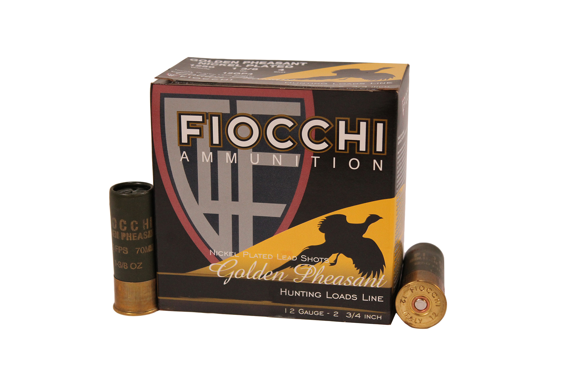 Fiocchi Fiocchi 12GP4 Golden Pheasant 12 Gauge 2.75" 1 3/8 oz 4 Shot Shotgun Ammo - 25 Rounds