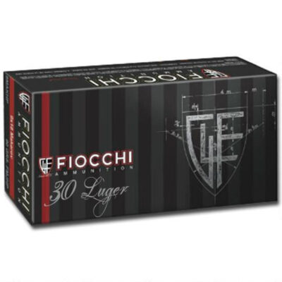 Fiocchi 765A Training Dynamics 30 Luger 7.65 Parabellum 93 gr Full Metal Jacket (FMJ) Handgun Ammo - 50 Rounds