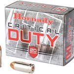 Hornady Critical Duty 40S&W 175 Grain FlexLock Duty Handgun Ammo – 20 Rounds