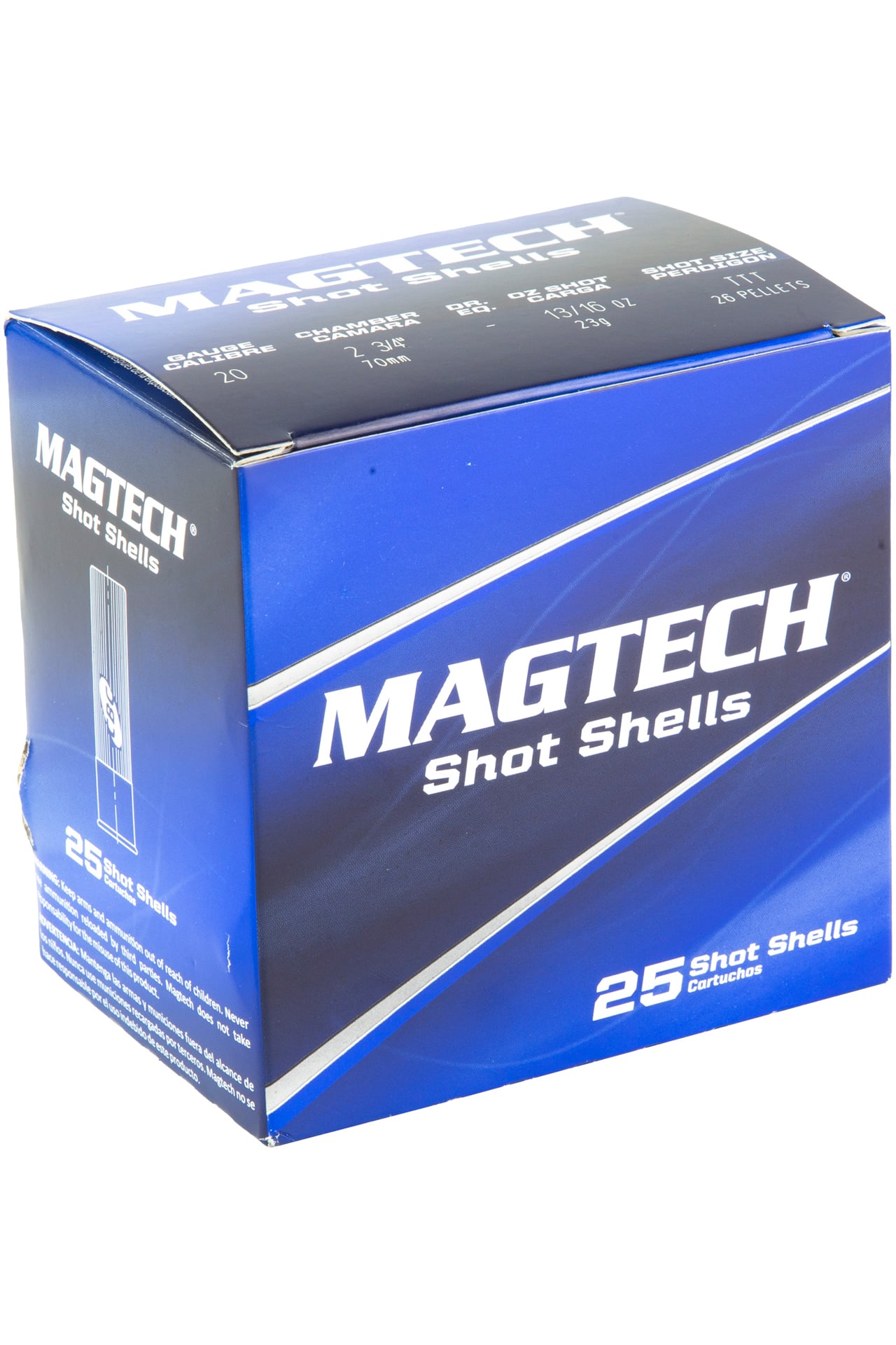 Magtech Magtech Shot Shell 20 Gauge 2.75 180Gr Shotgun Ammo - 25 Rounds