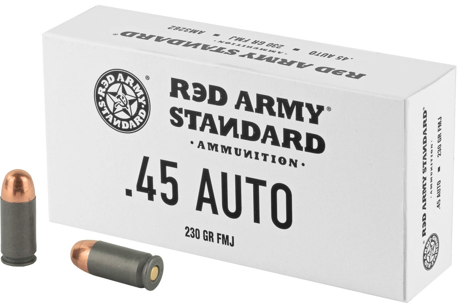 RED ARMY STANDARD 45ACP 230GR FMJ Handgun Ammo – 50 Rounds