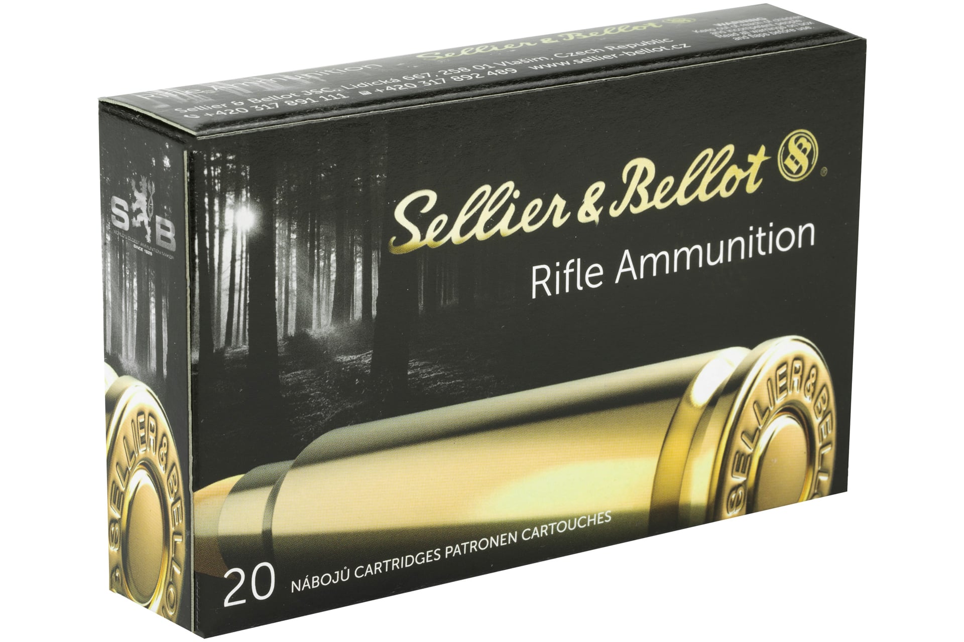 Sellier Sellier & Bellot Rifle 6.5X55 Swedish 140 Grain Soft Point Rifle Ammo - 20 Rounds