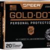 Speer Ammo 23966GD Gold Dot Personal Protection 45 ACP 230 gr Hollow Point (HP) 20 Bx