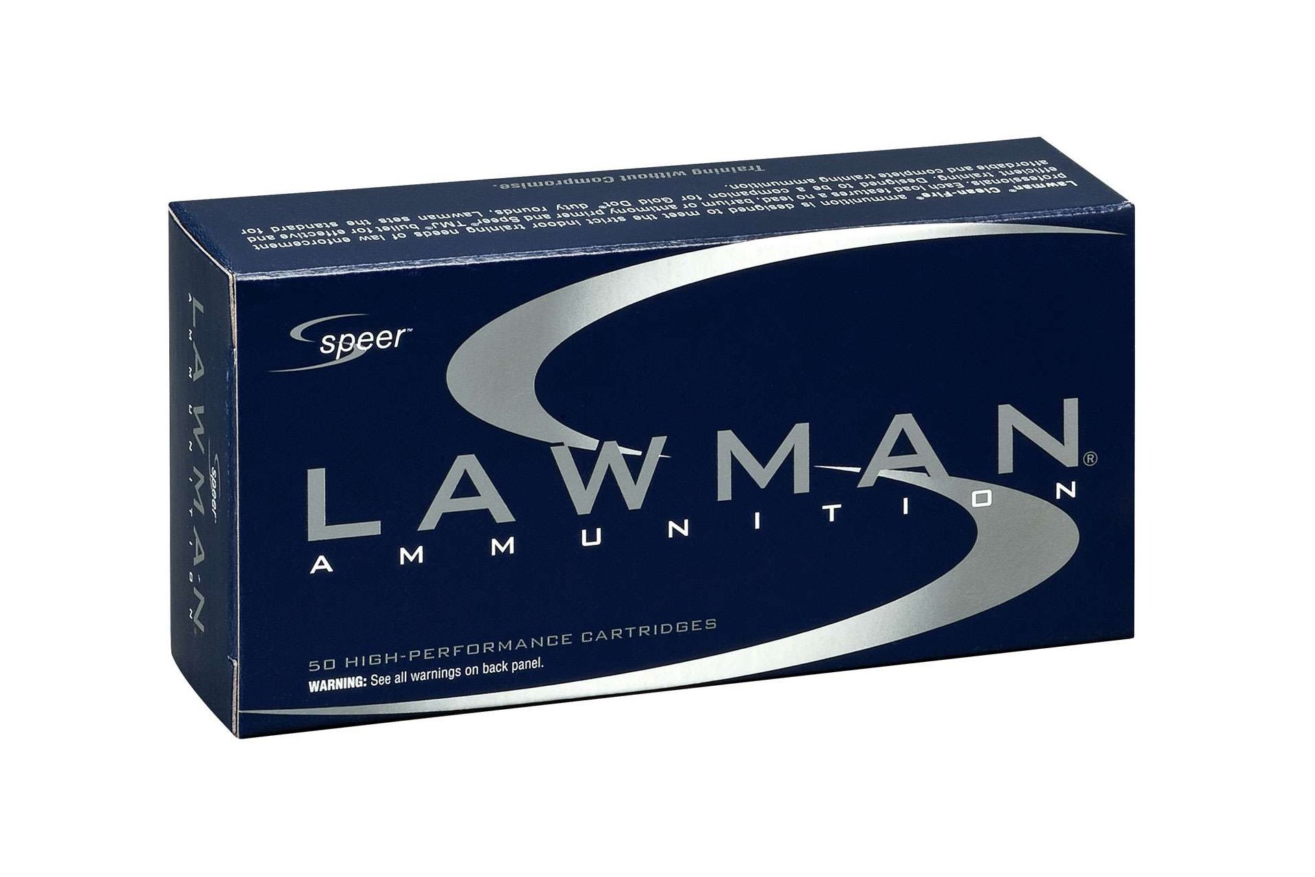 Speer Ammo 53824 Lawman Clean Fire 9mm Luger 124 gr Total Metal Jacket (TMJ) Handgun Ammo - 50 Rounds