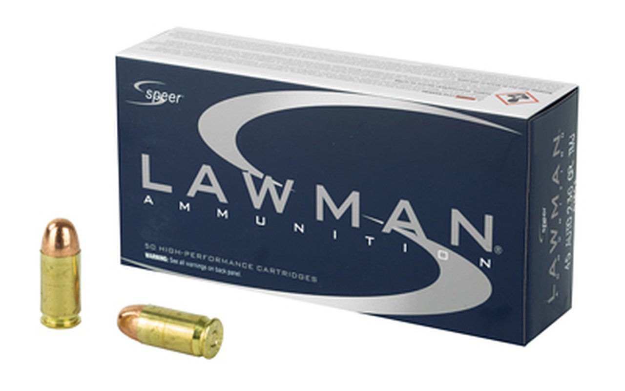 Speer Ammunition Speer Lawman Training 45 ACP 230 Grain Total Metal Jacket Handgun Ammo - 50 Rounds