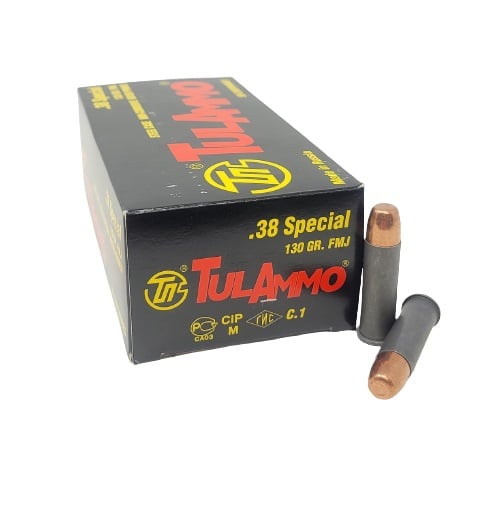 tulammo .38 Special 130gr FMJ – 50rd
