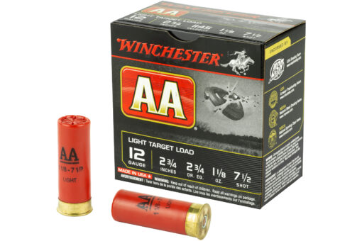 Winchester Ammo AA127 AA Light Target Load 12 Gauge 2.75 1 1/8 oz 7.5 Shot Shotgun Ammo - 25 Rounds - AR15 Discounts