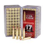 Hornady Varmint Express 17HMR 17 Grain XTP Rimfire Ammo – 50 Rounds