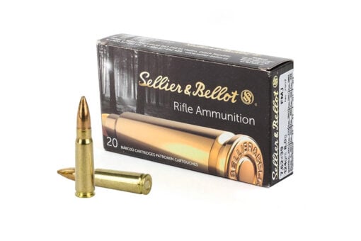 AR15 Discounts Sellier & Bellot 7.62x39 124 Grain Brass FMJ Ammo Rifle Ammo - 20 Rounds - $17.99 at AR15 Discounts