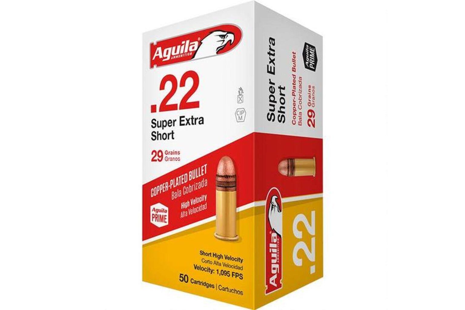 44405 - Aguila Ammunition Rimfire Super Extra 22 Short 29 Grain Copper ...