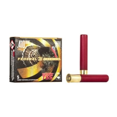 Federal Ammunition Premium Heavyweight TSS Turkey Ammunition 410 Bore 3" 13/16 oz #9 Shotgun Ammo - 5 Rounds