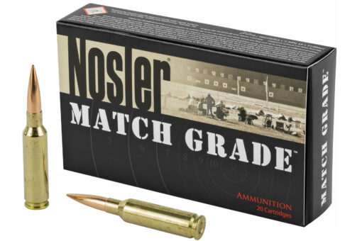 NOSLER RDF HPBT 6.5 Creedmoor 140 Grain Rifle Ammunition Rifle Ammo - 20 Rounds -