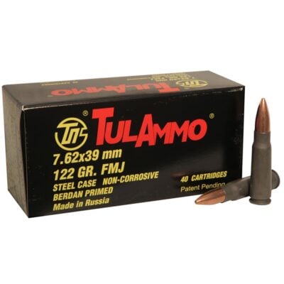 Unknown Tulammo UL076202 7.62x39 122gr HP Rifle Ammo - 20 Rounds