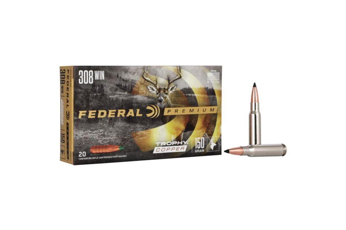 FEP308TC3 - Federal Premium 308WIN 150 Grain Trophy Copper Lead Free ...