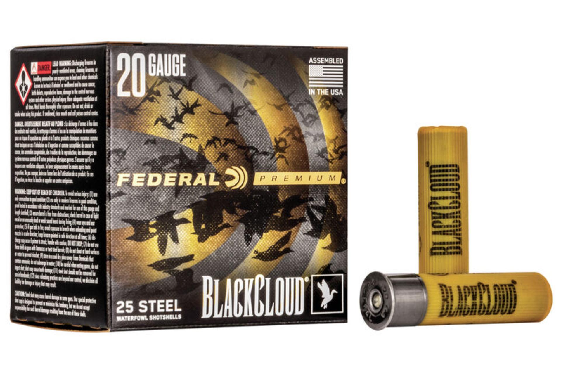 Federal PWBX2093 Black Cloud FS Steel 20 Gauge 3 1 oz 3 Shot Shotgun Ammo - 25 Rounds