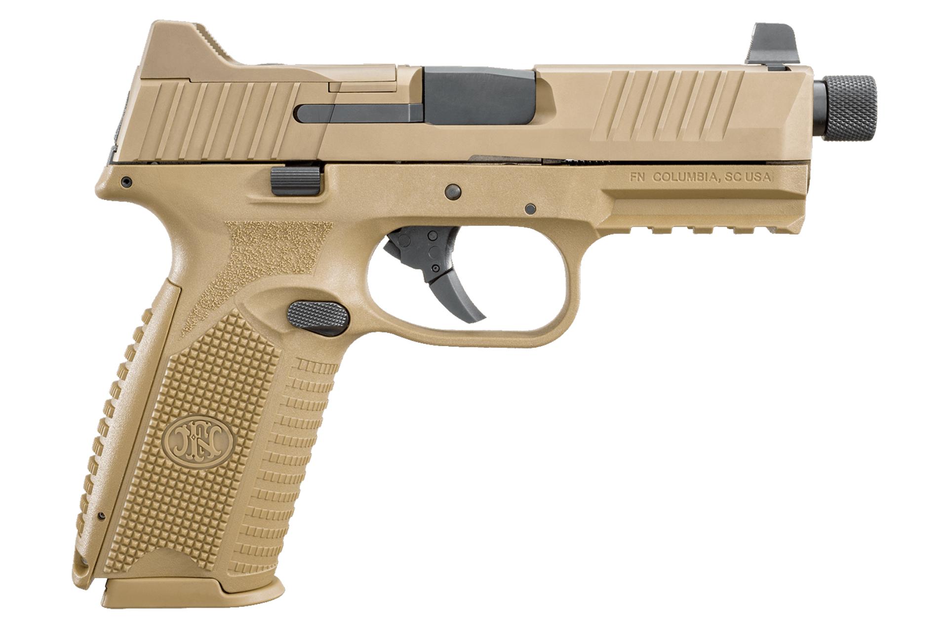 FN 66100383 509 Tactical 4.50" 9mm Luger 10rd Full Size Semi-Auto Pistol - Flat Dark Earth