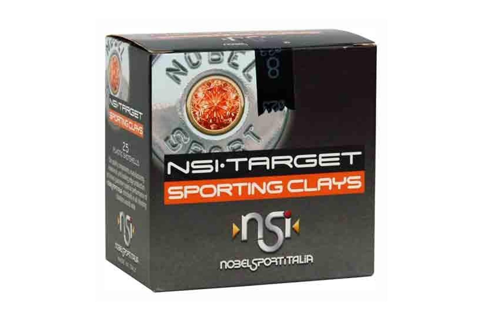 Nobelsport Target Sporting Clays 20GA 2 3/4 7/8oz. 1275FPS #8 Shotgun Ammo – 25 Rounds