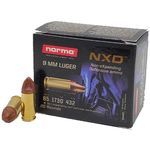 NORMA NXD Self-Defense 9mm 65gr Handgun Ammo – 20 Rounds