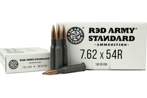Red Army Standard 7.62x54R 148 Grain FMJ Rifle Ammo - 20 Rounds - AR15 Discounts