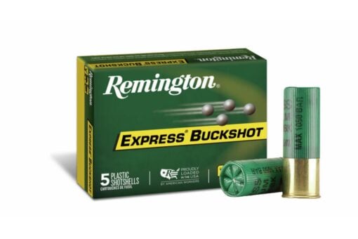 Remington Ammunition 20408 Express Magnum 12 Gauge 3 10 Pellets 000 Buck Shot Shotgun Ammo - 5 Rounds - AR15 Discounts