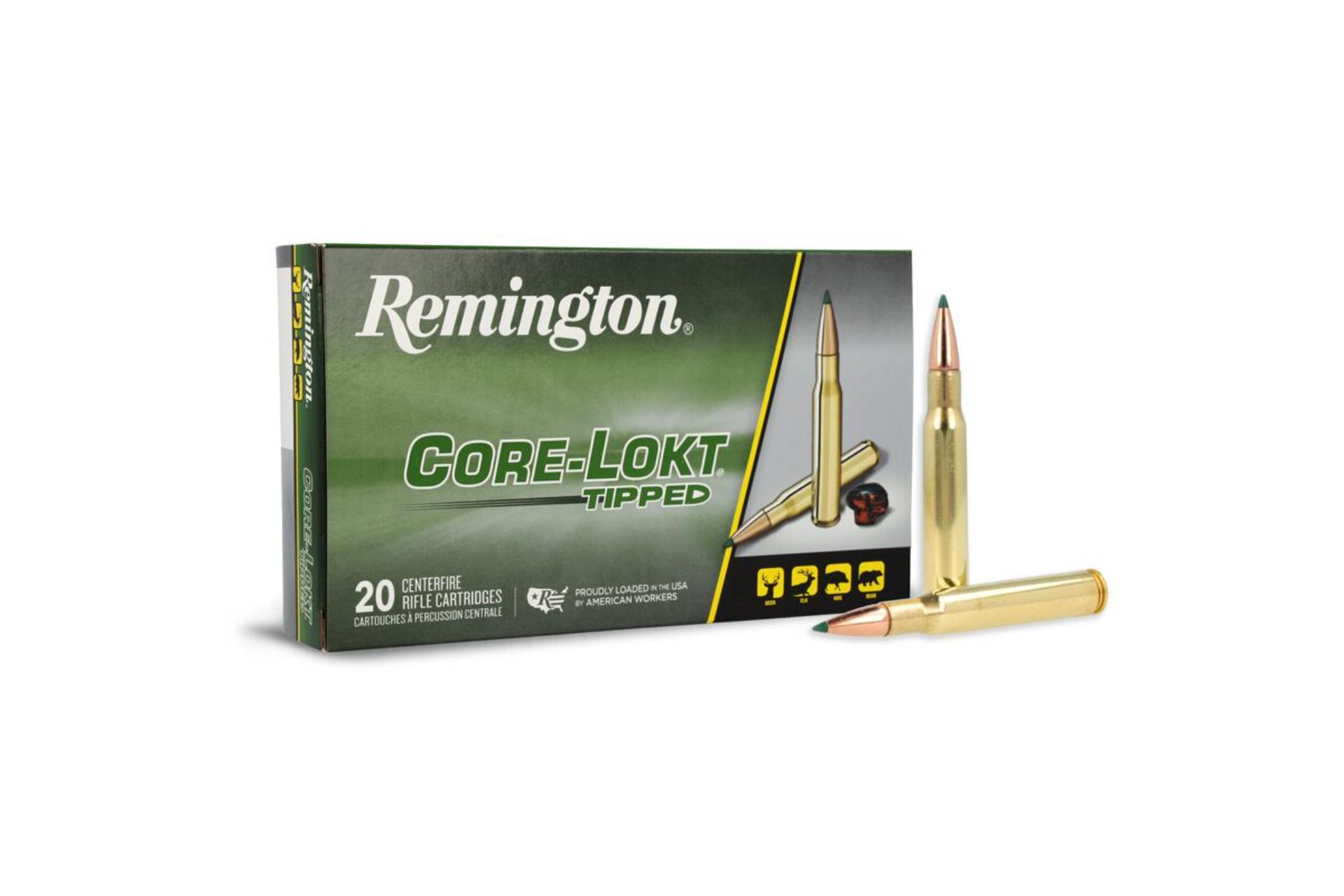 Remington Ammunition 29027 Core-Lokt Rifle Ammo 30-06 Springfield 150 gr Core-Lokt Tipped Rifle Ammo - 20 Rounds