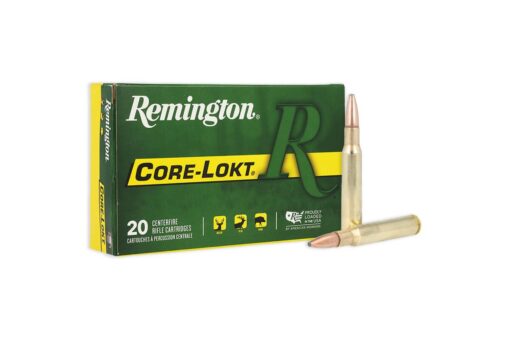 Remington Core Lokt 30-06 180 Grain Pointed Soft Point Rifle Ammo - 20 Rounds -