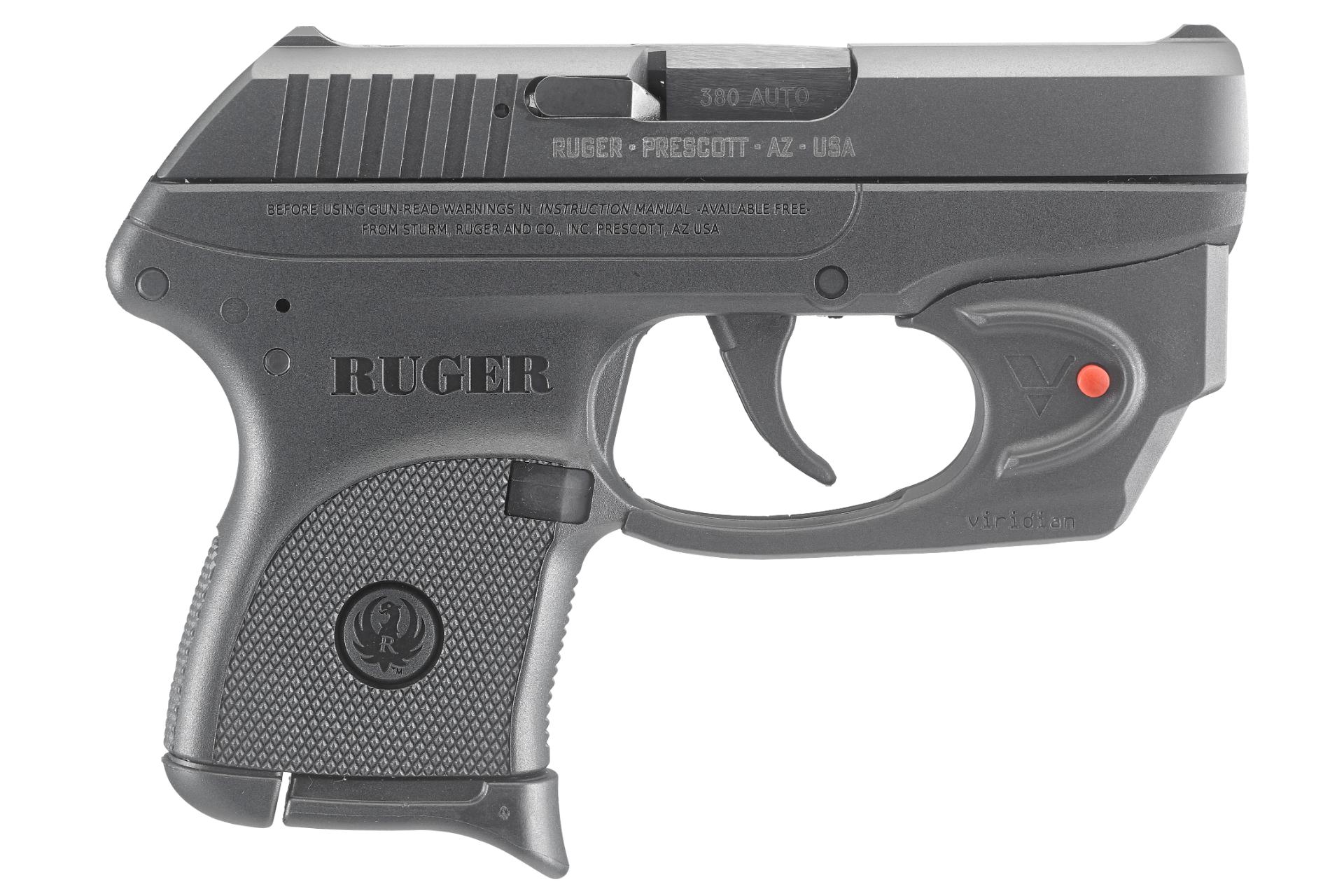 Ruger 3752 LCP 2.75" 380 ACP 6rd Subcompact Semi-Auto Pistol - Black