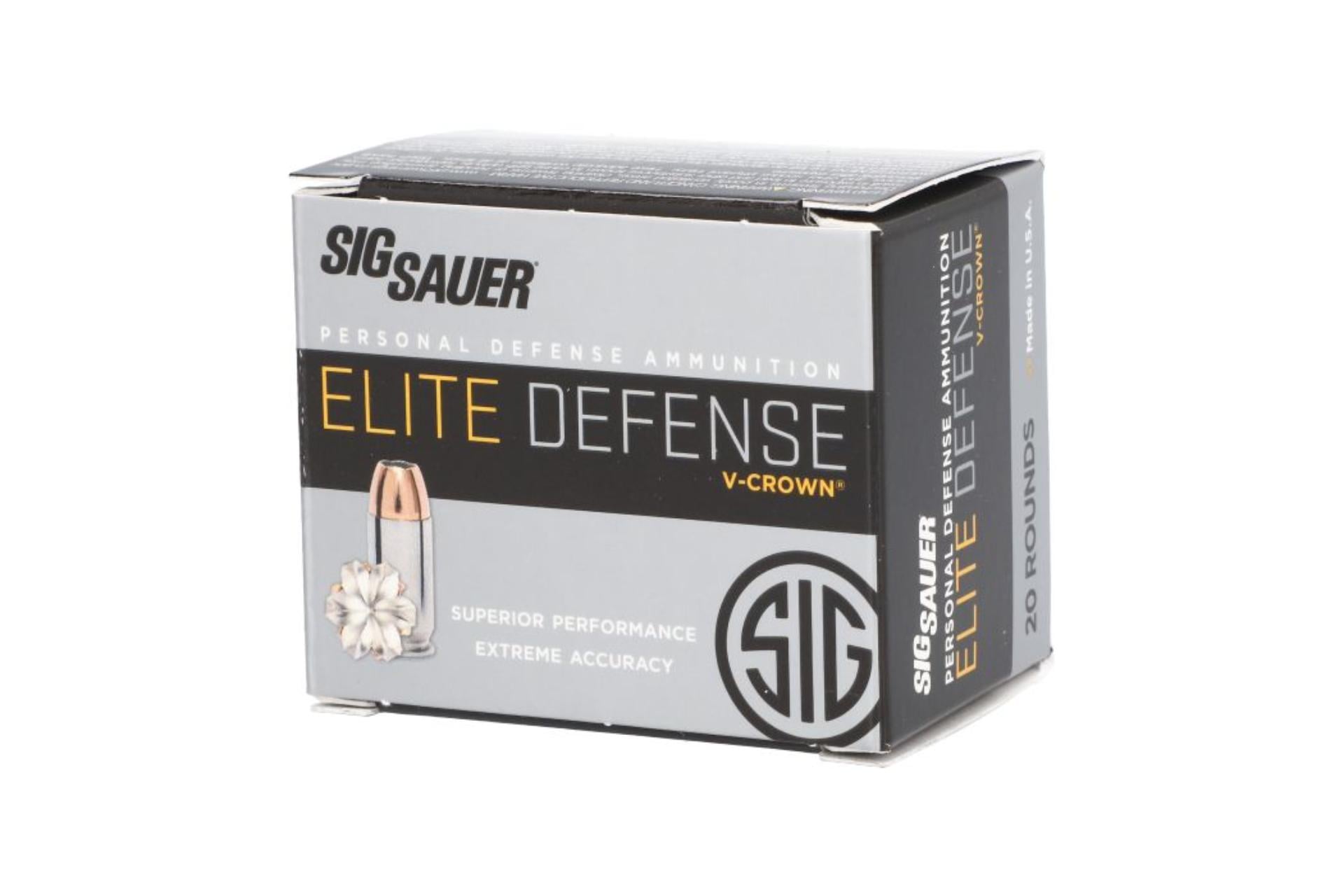 sig-sauer .38 Special 125gr V-CROWN – 20rd