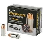 Sig Sauer E380A1-20 Elite Performance V-Crown Ammunition 380ACP 90 Grain Jacketed Hollow Point Handgun Ammo – 200 Rounds