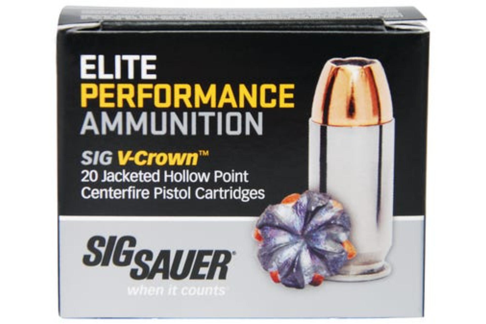 sig-sauer .40 S&W 165gr V-CROWN – 200rd