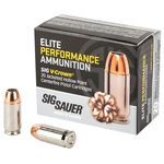 Sig Sauer E45AP120 Elite V-Crown 45 ACP 200 gr Jacketed Hollow Point (JHP) Handgun Ammo – 200 Rounds