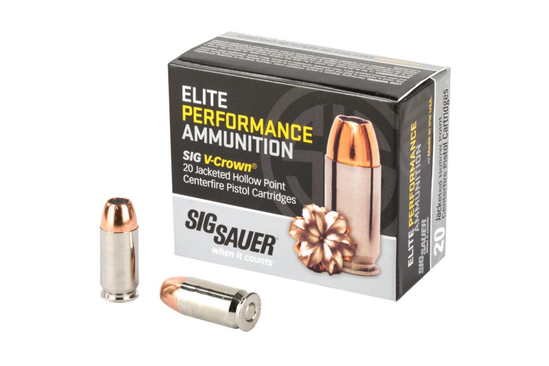 sig-sauer .45 ACP 200gr V-CROWN – 200rd