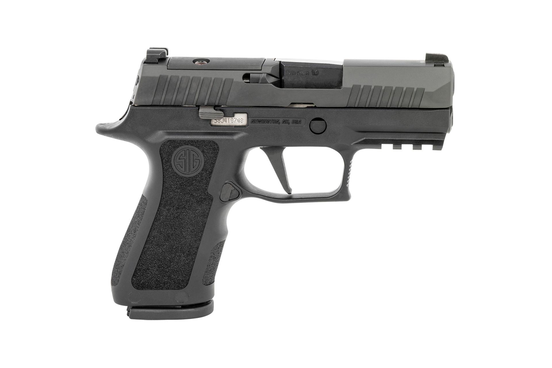 Sig Sauer P320 Striker Fired 3.6" 9MM 15Rd Compact Semi-automatic Pistol - Black