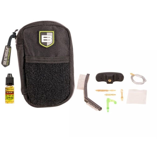 Breakthrough Clean Technologies Badge Series - 9Mm Caliber Pull Through Cleaning Kit With Molle Pouch - 