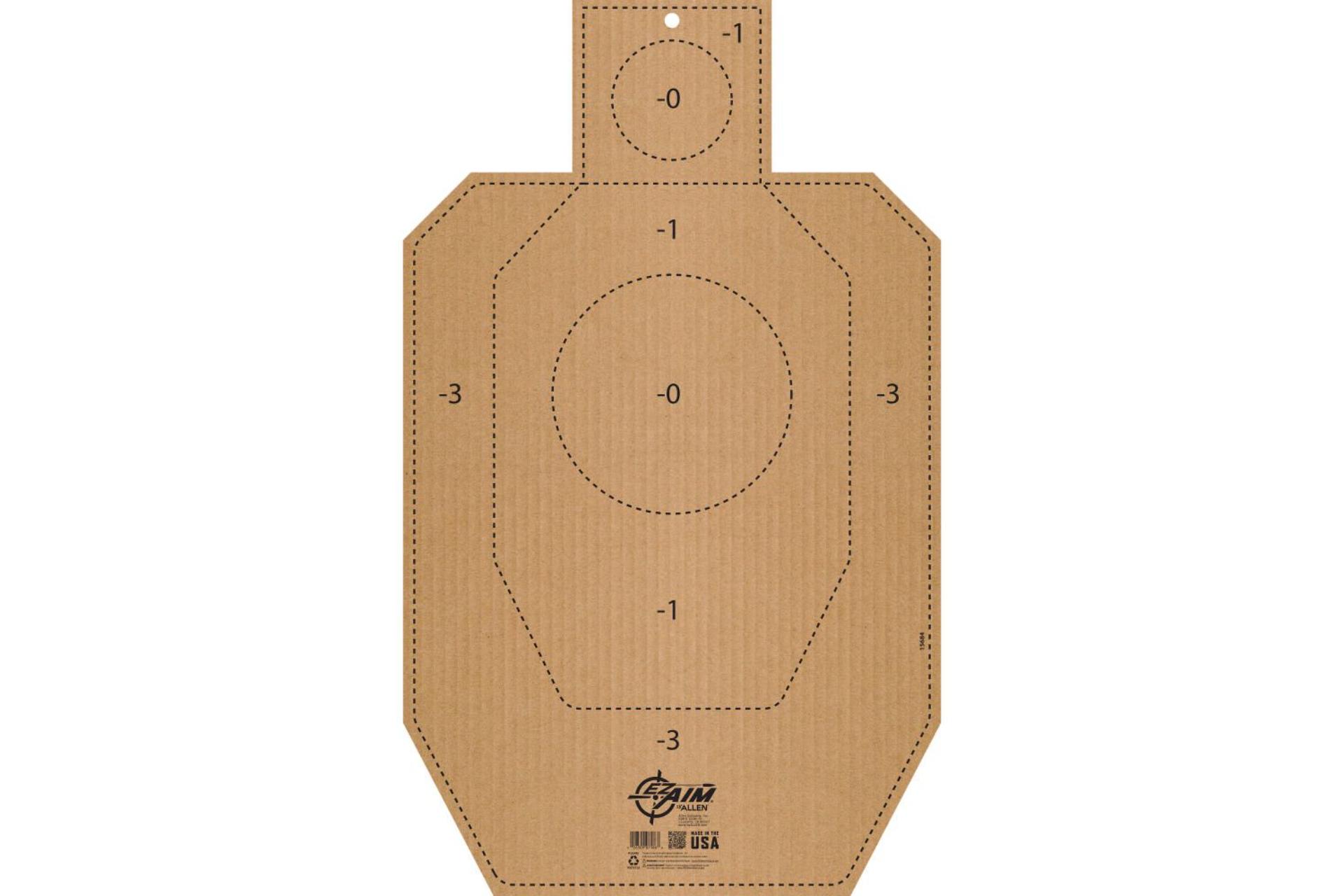 Allen Ez Aim Ipsc Idpa Corrugated Silhouette, Approx 18 X 30