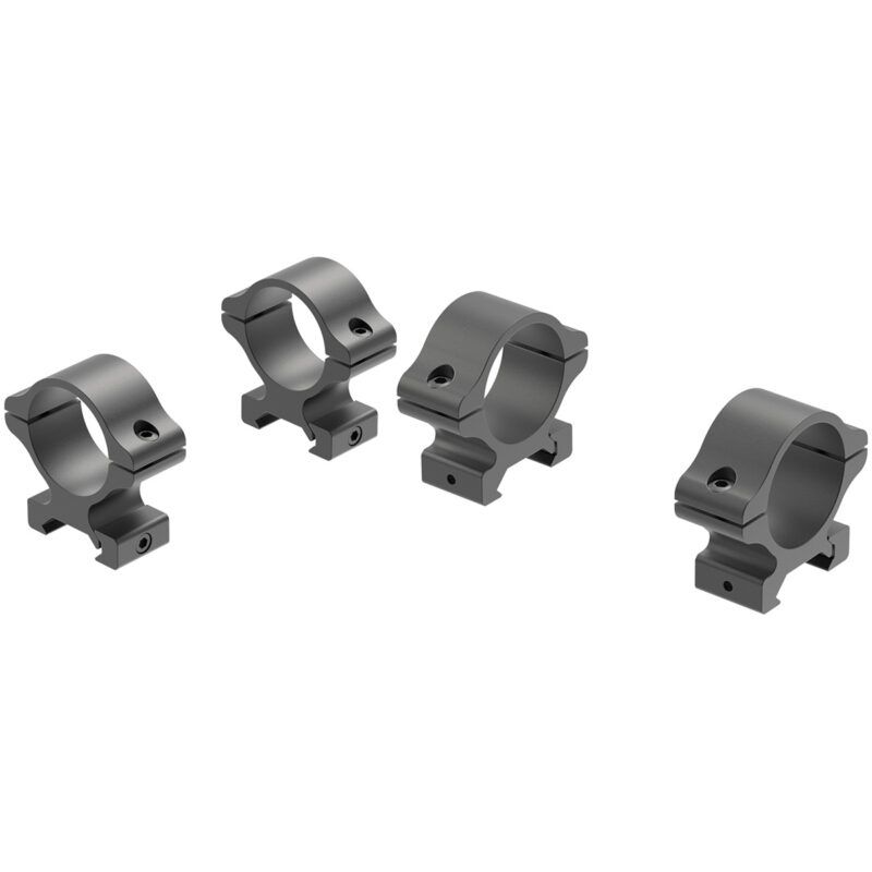 Leupold Rifleman Vertical Split 1-Inch Scope Rings - High Matte Black, Aluminum (55850)