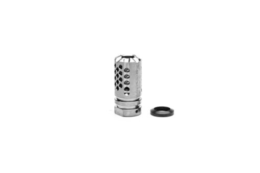 SLR Rifleworks Synergy Mini Comp 9mm 1/2x36 - Titanium - AR15 Discounts
