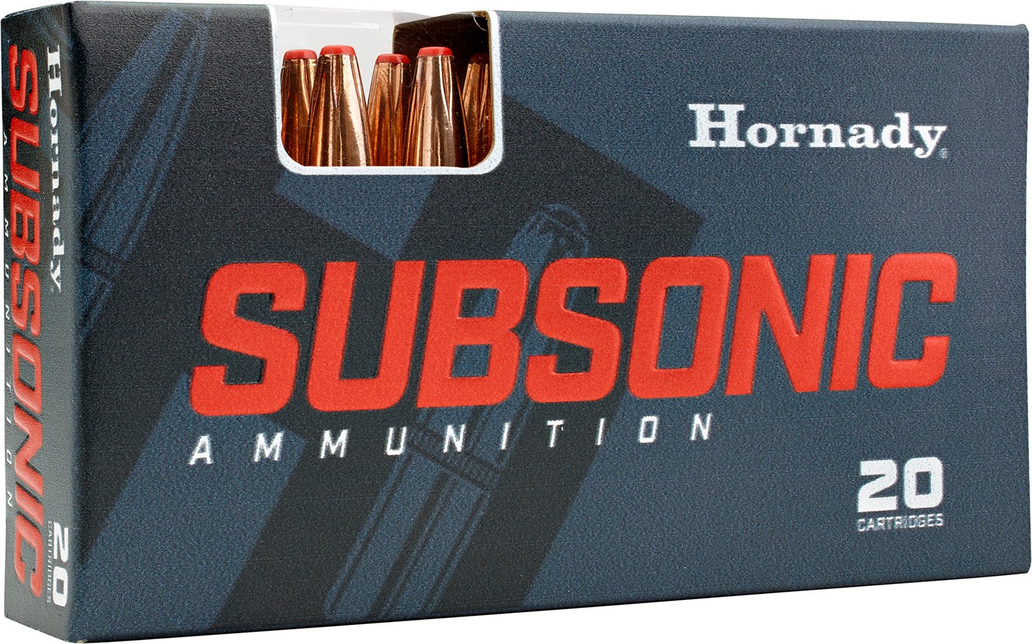 Hornady 80809 Subsonic 30-30 Win 175 gr 1050 fps Sub-X (SX) Rifle Ammo - 20 Rounds